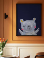 Happy Grey Bear