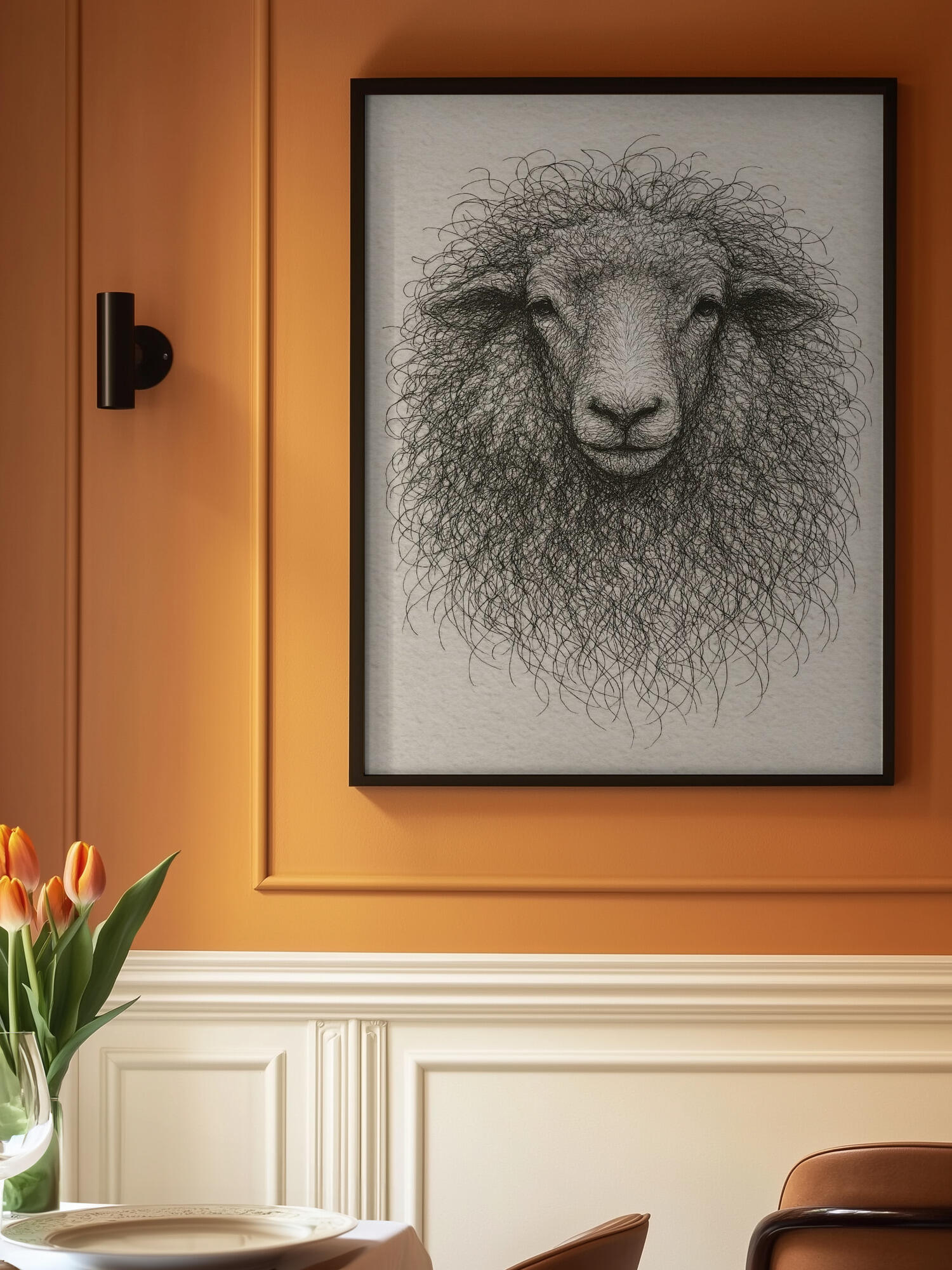 Textured Wool Sheep