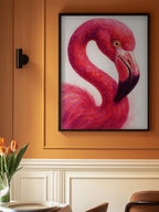 Elegant Pink Flamingo
