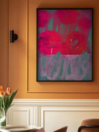 Vibrant Pink Abstract