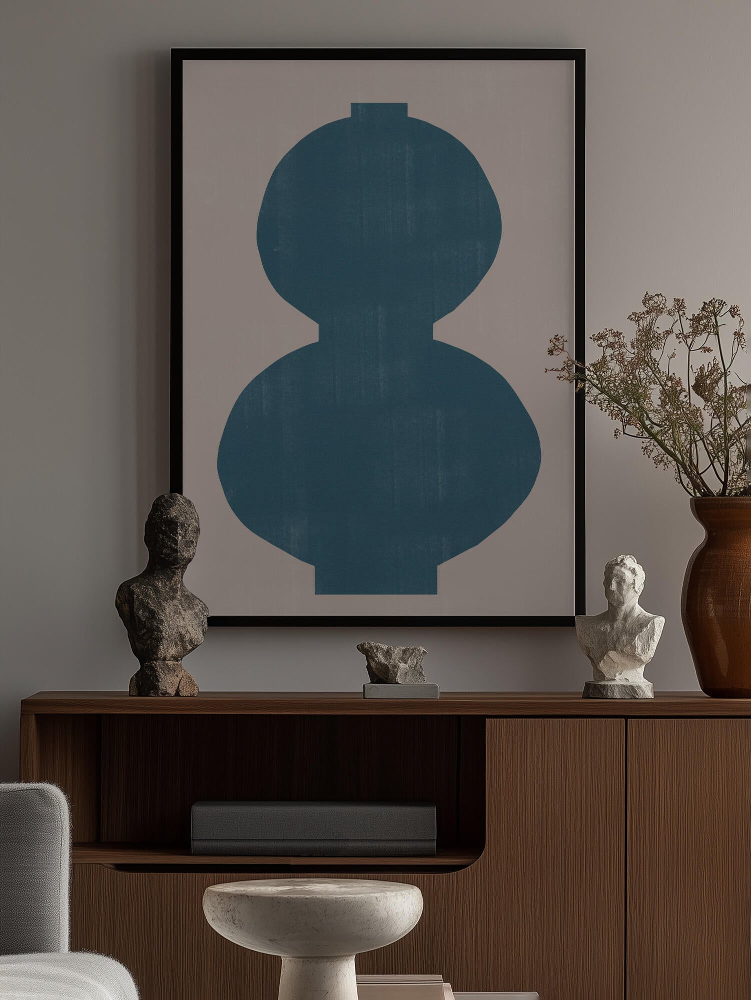 Cyan Silhouette