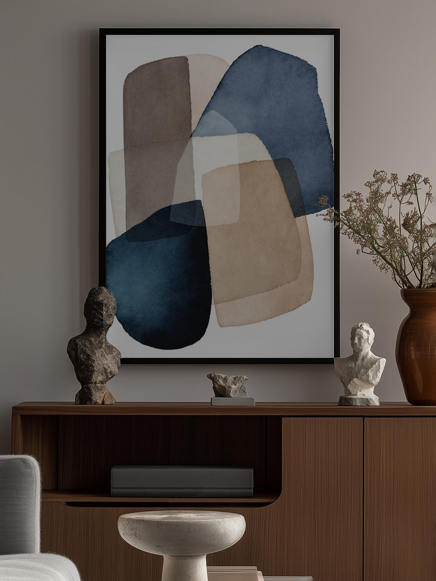 Blue Brown Blocks