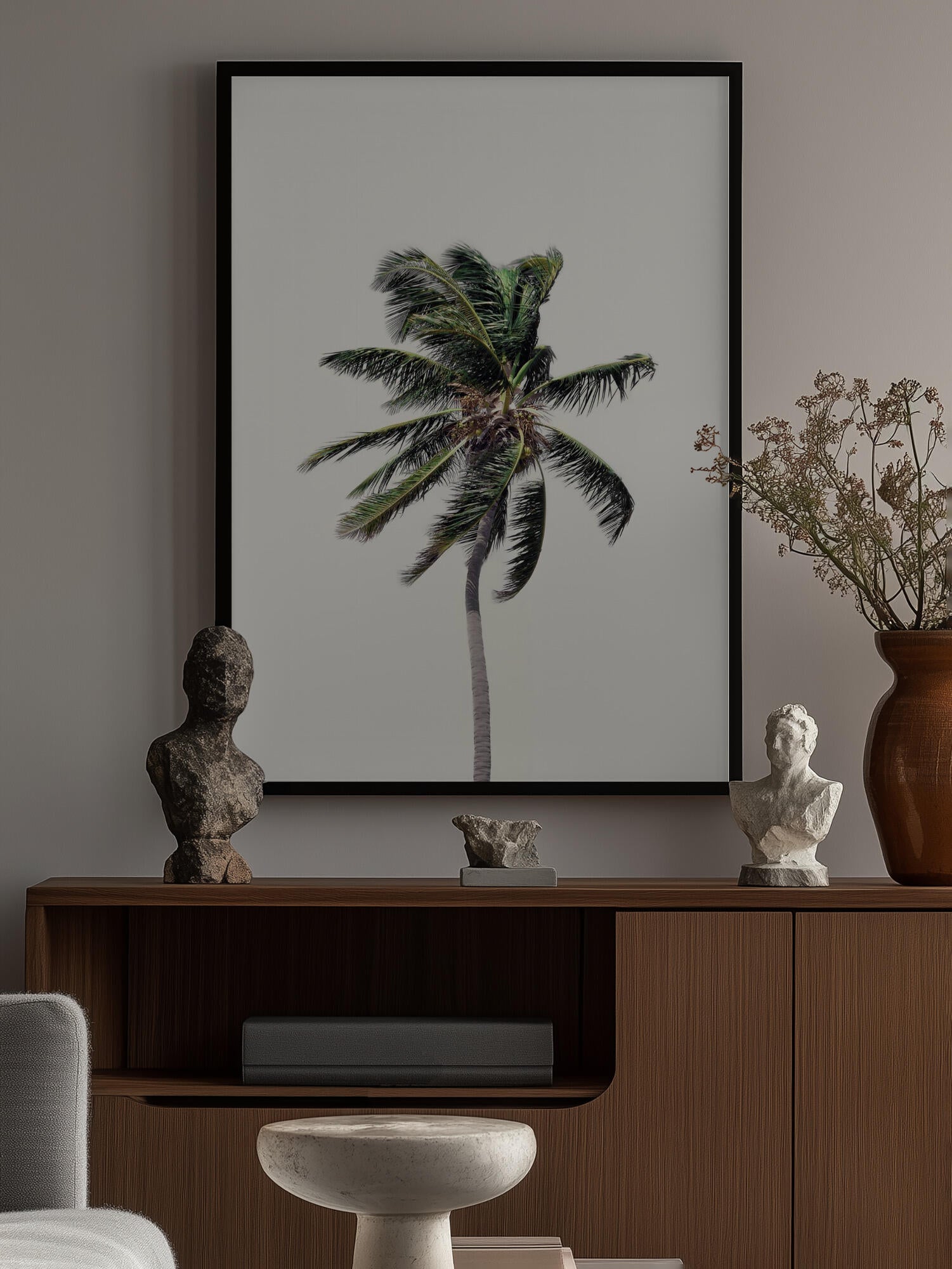 Windy Palm Tree