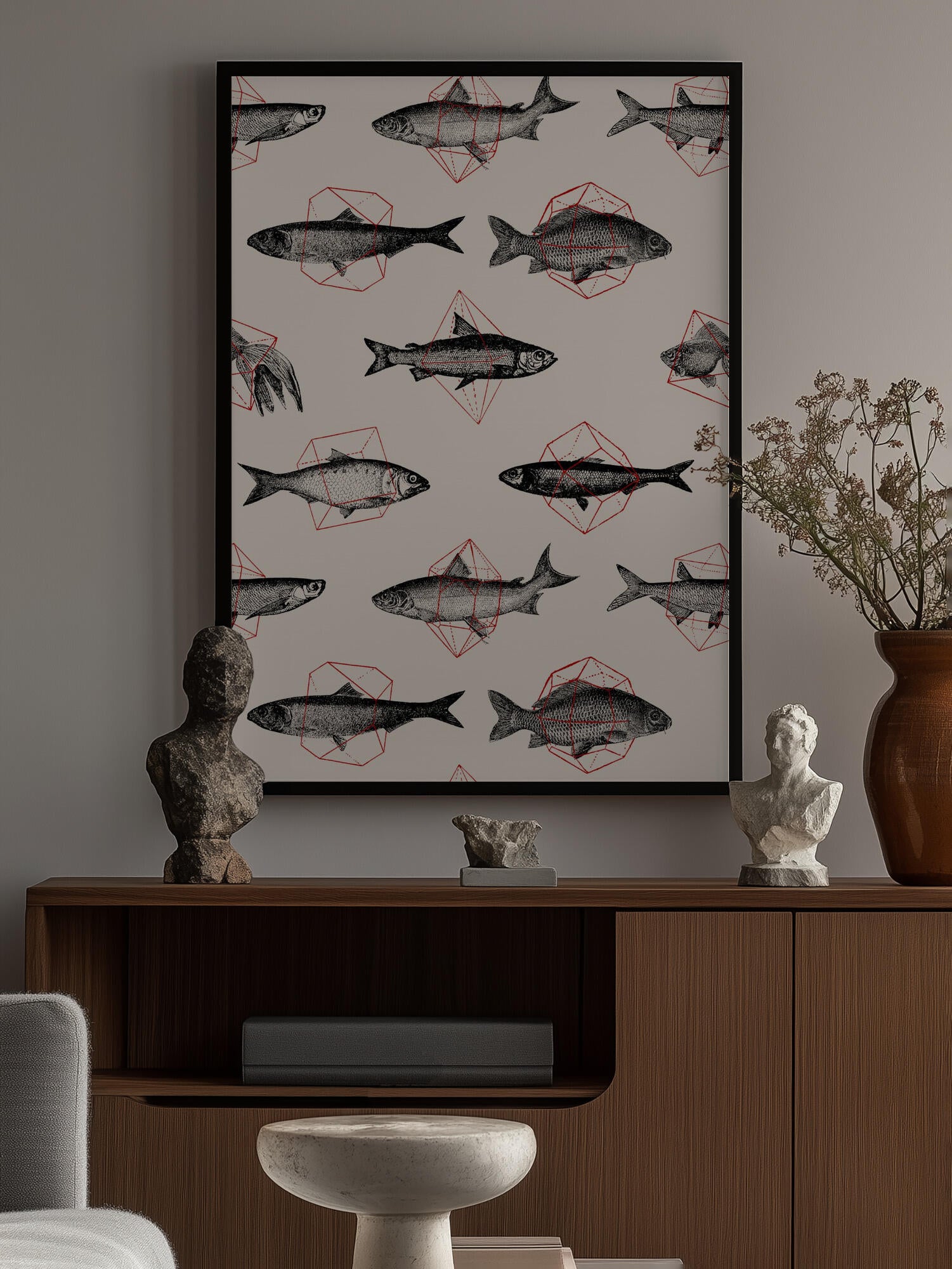 Fishes In Geometrics Nº4