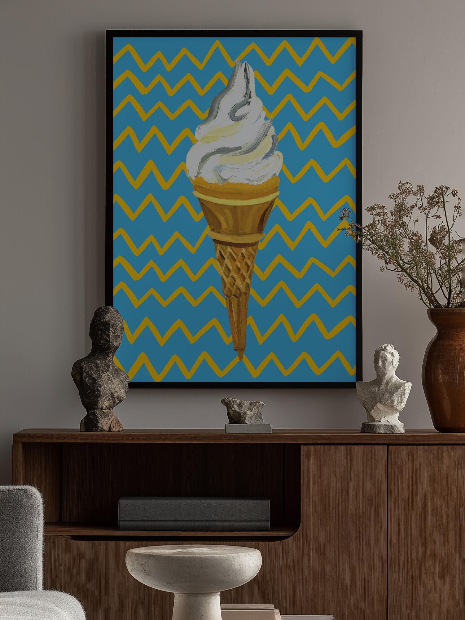 Ice Cream Blue