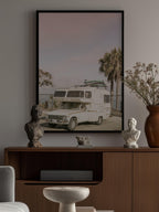 Vintage Camper Parked