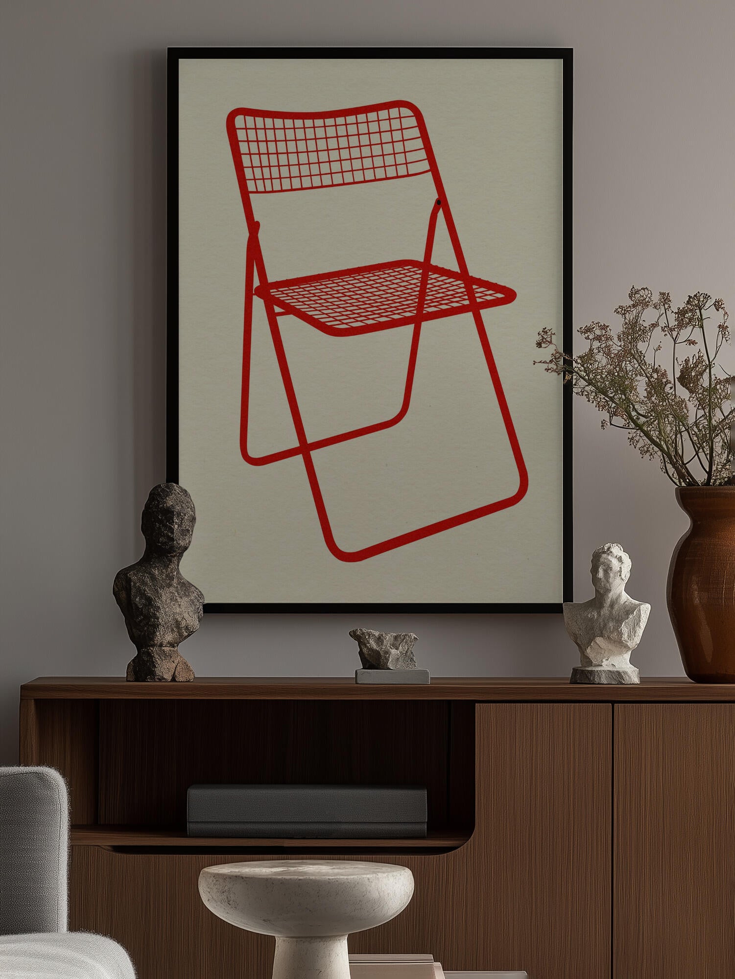 Ted Net Chair Red