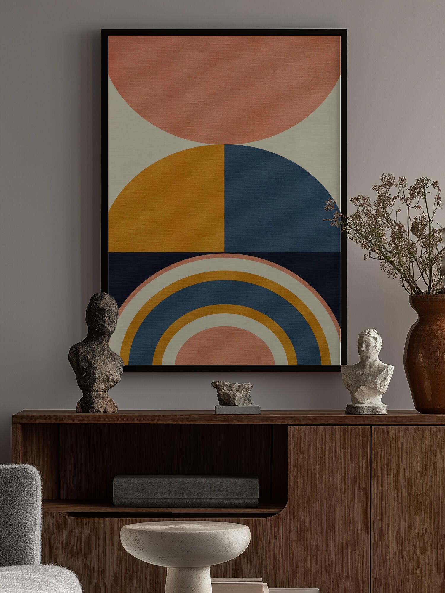 Rainbow Plus Shapes  Blue Mustard10