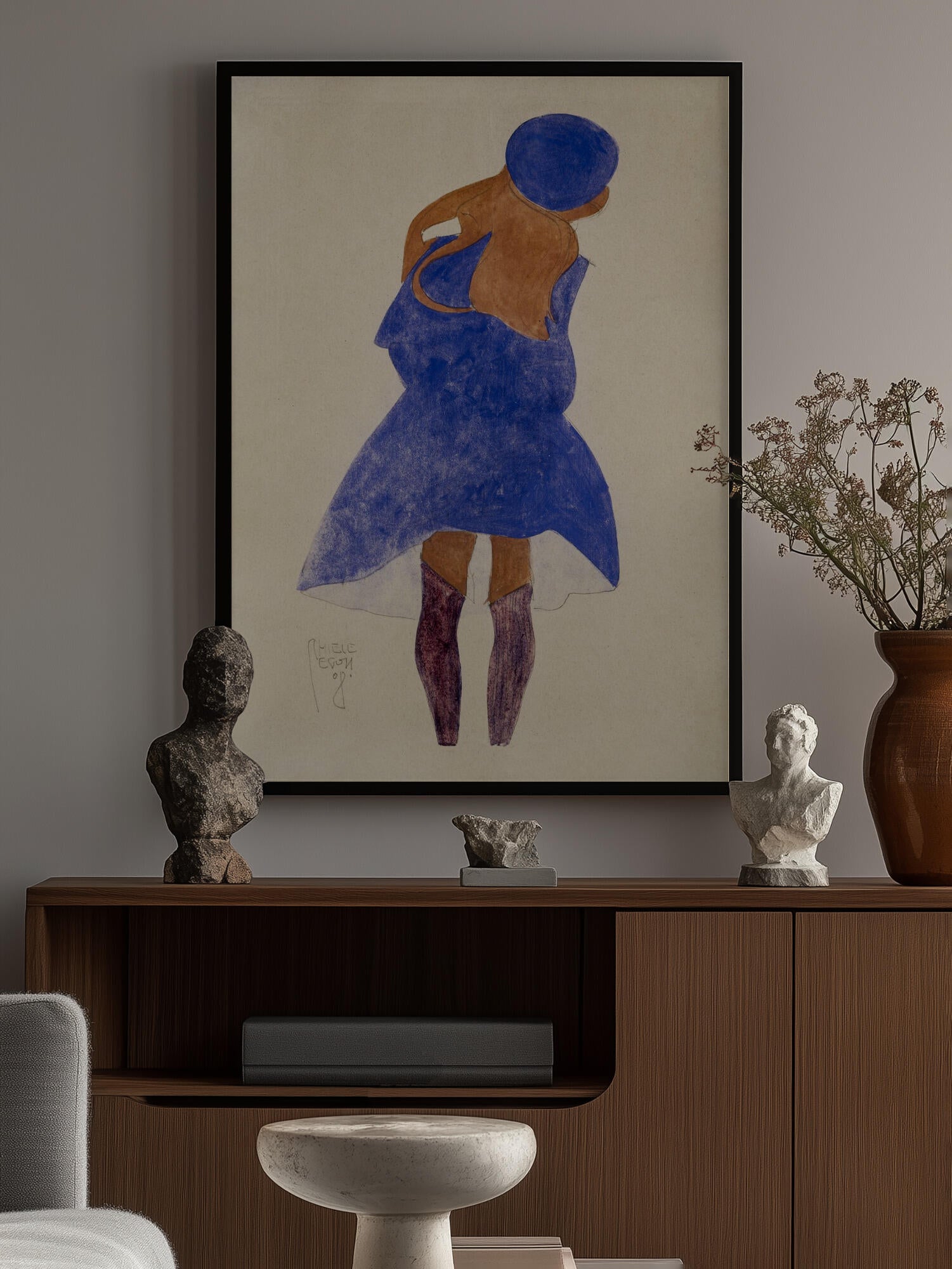 Standing Girl, Back View 1908