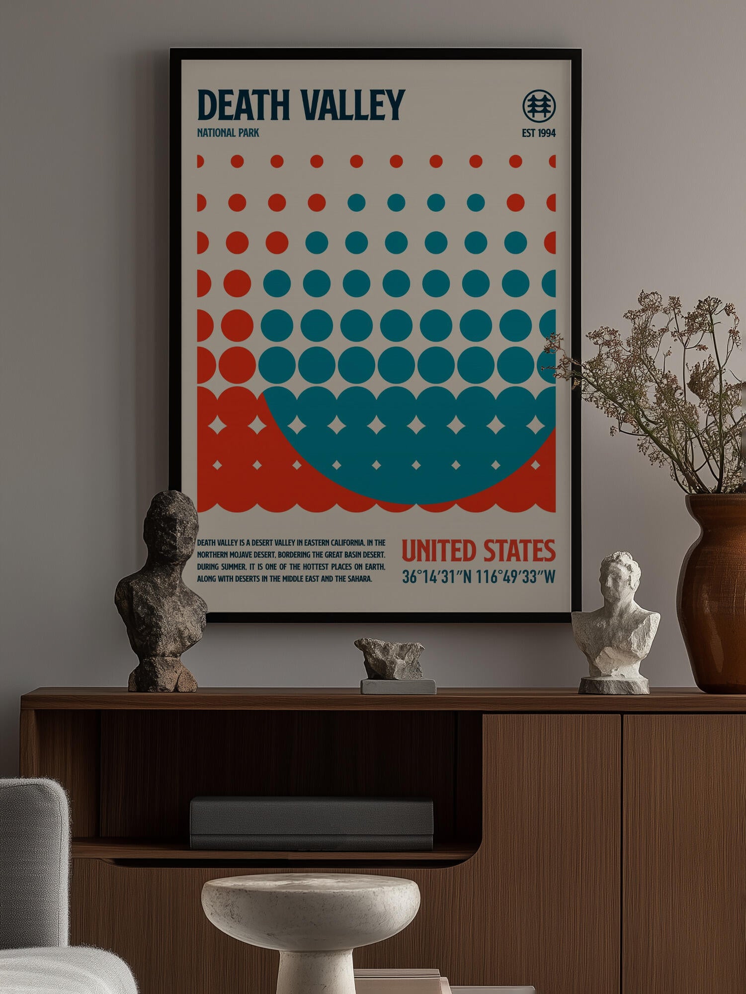 Death Valley National Park Travel Poster