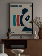 Edinburgh Zoo Travel Poster