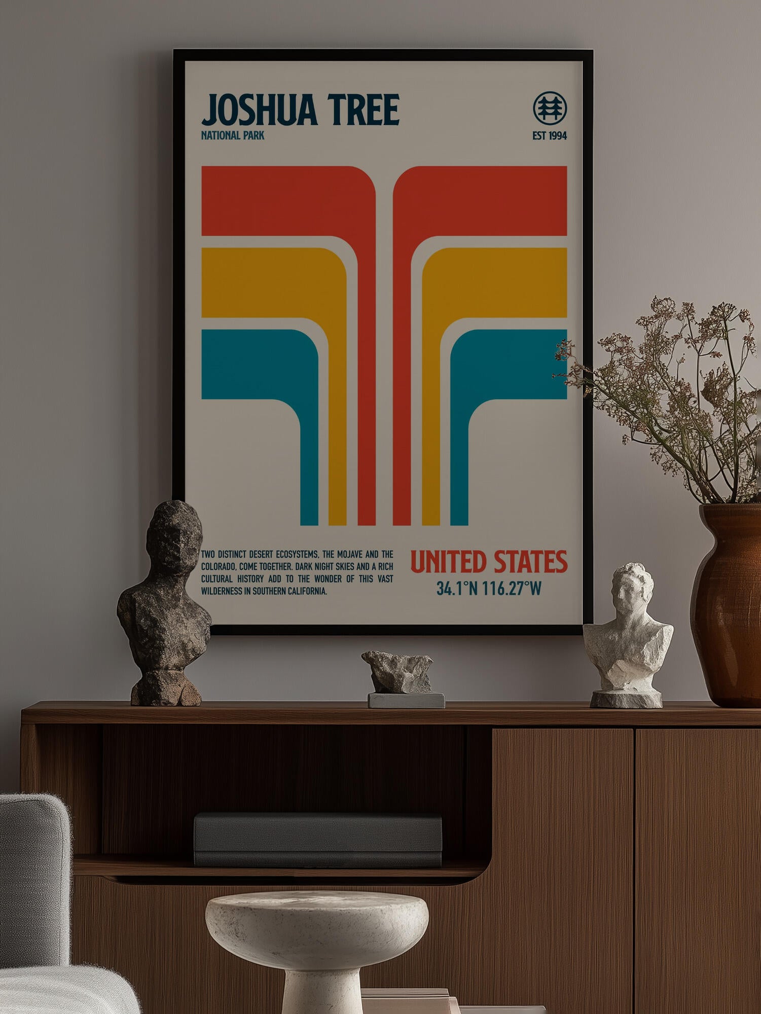 Joshua Tree National Park Travel Poster