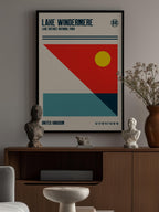 Lake Windermere Lake District National Park Travel Poster