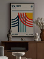 New Forest National Park Travel Poster