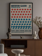 Waterton National Park Travel Poster