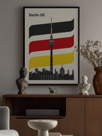 Berlin Retro Travel Print
