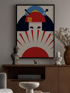 Geisha Girl Retro Minimalist Design