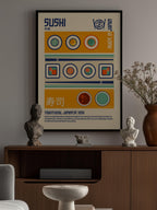 Sushi Japanese Food Print