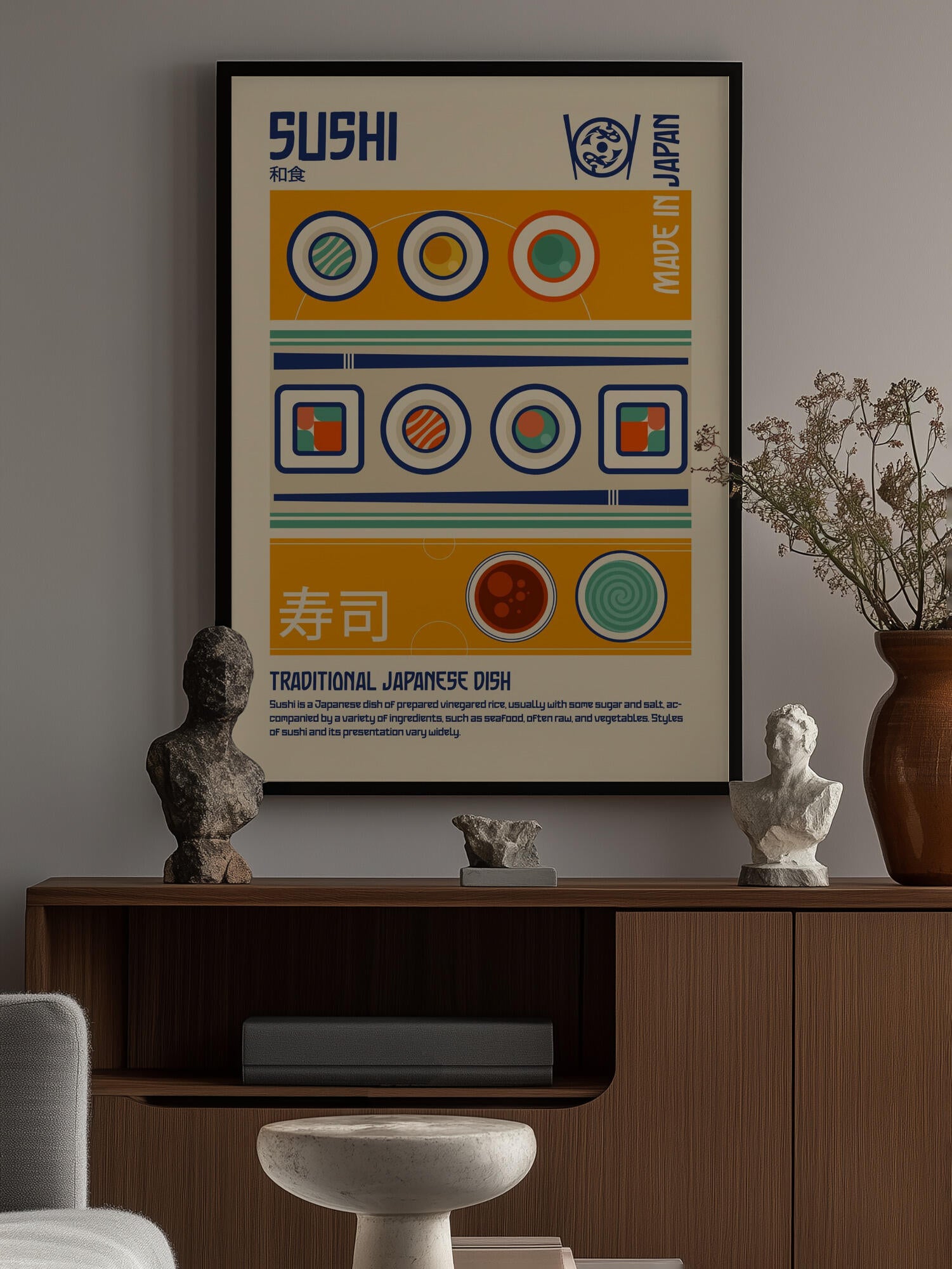 Sushi Japanese Food Print