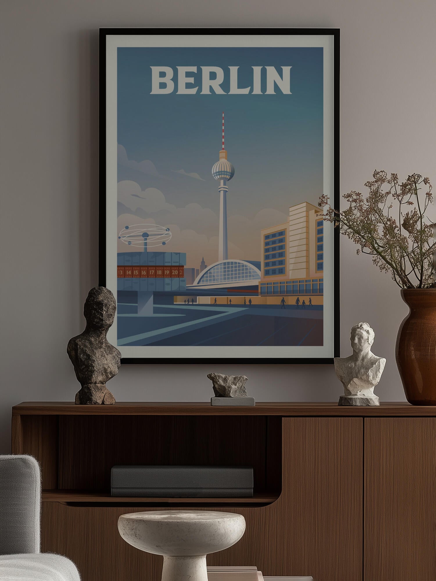 Berlin Cityscape Travel Print