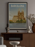 Barcelona Travel Print