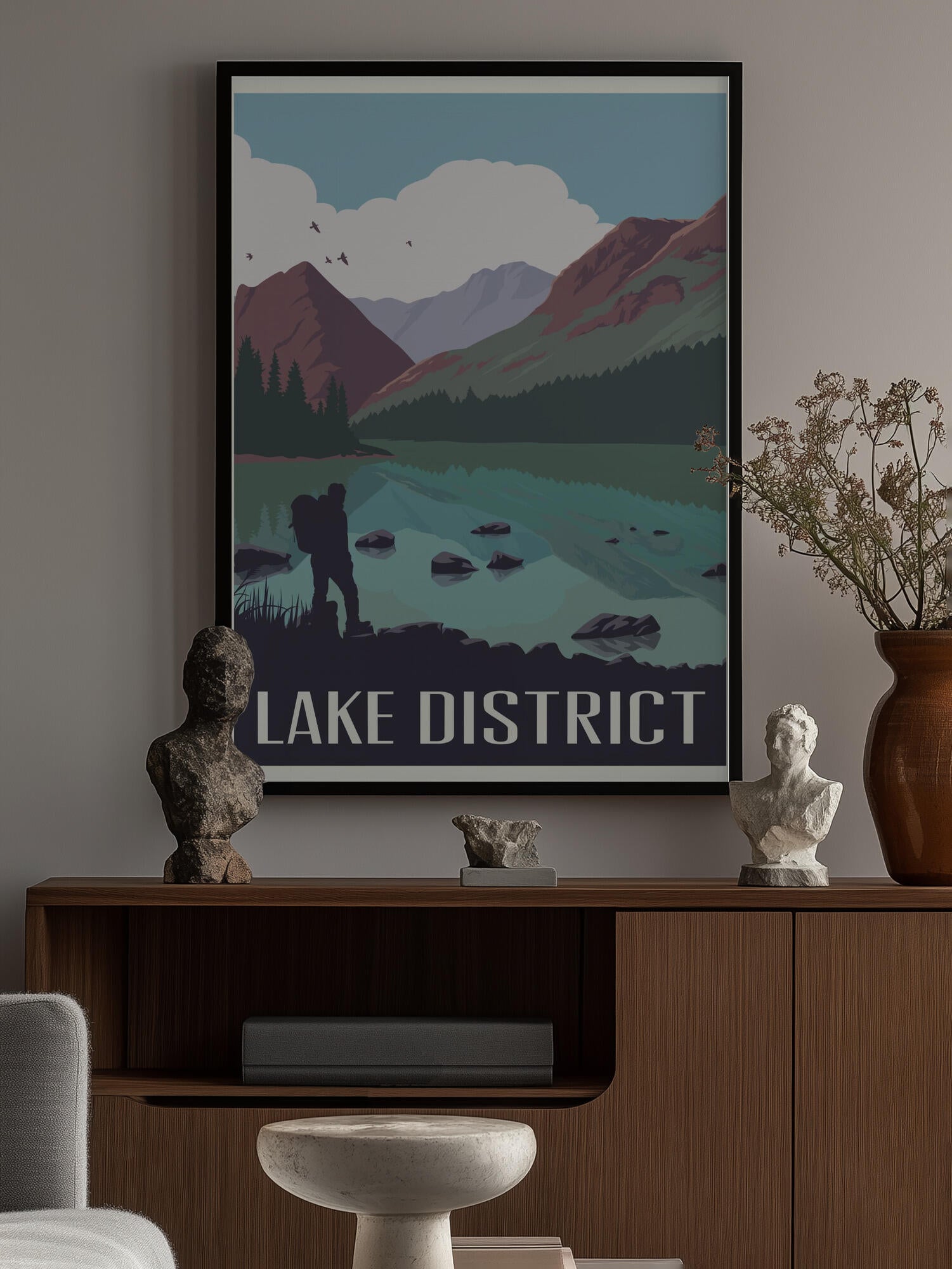 Lake District Travel Print