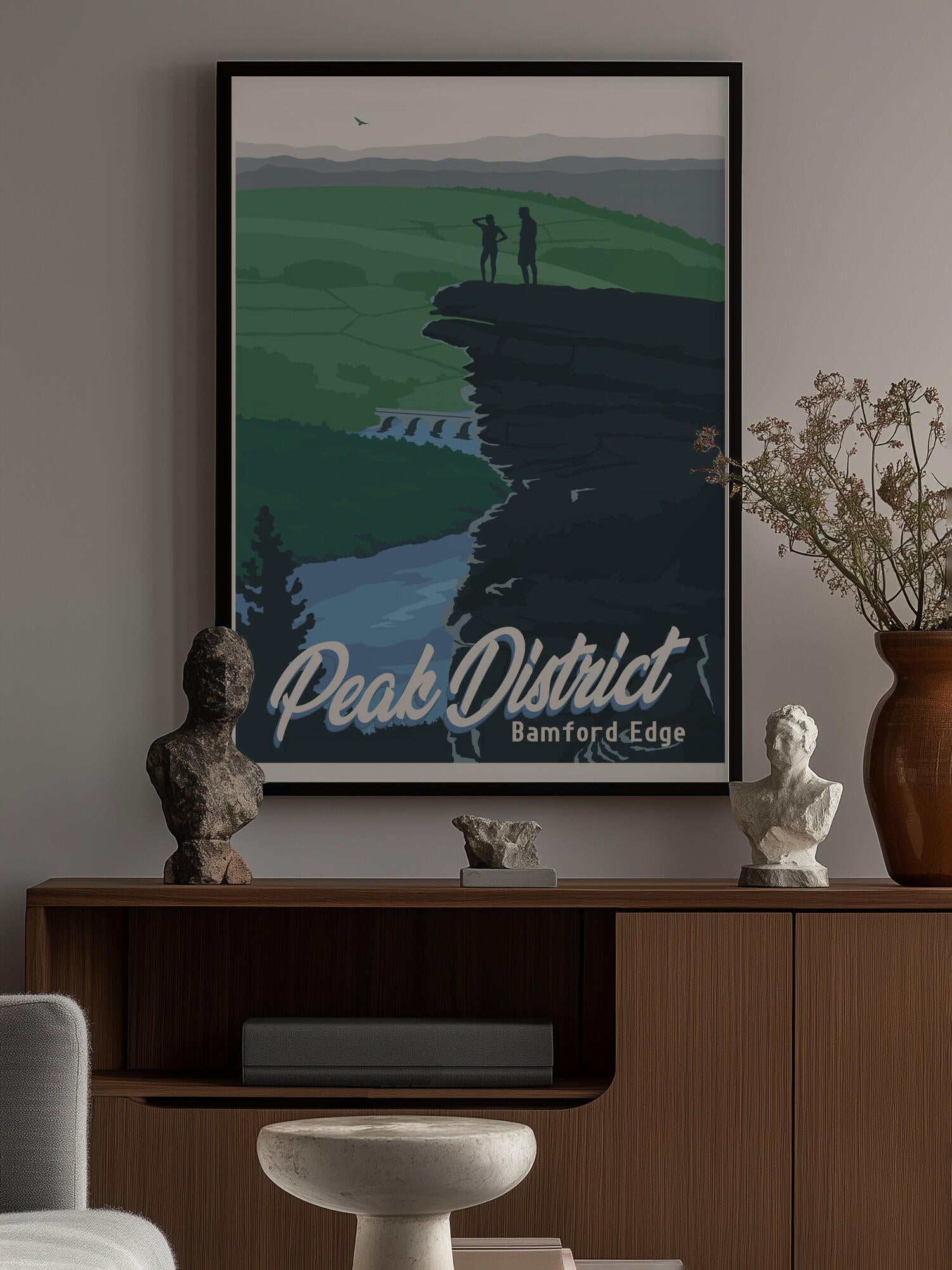 Peak District National Park Travel Print