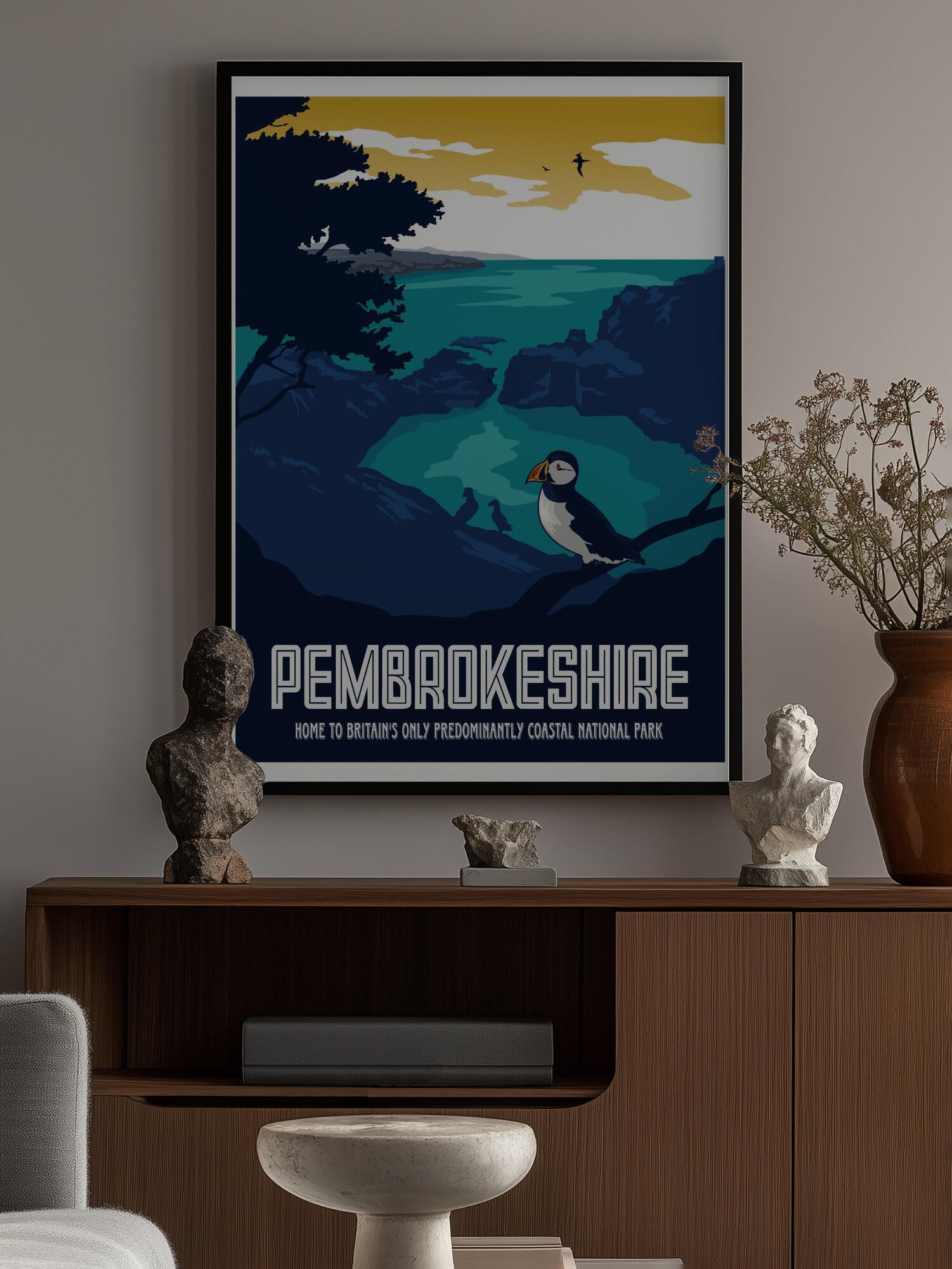 Pembrokeshire Travel Print