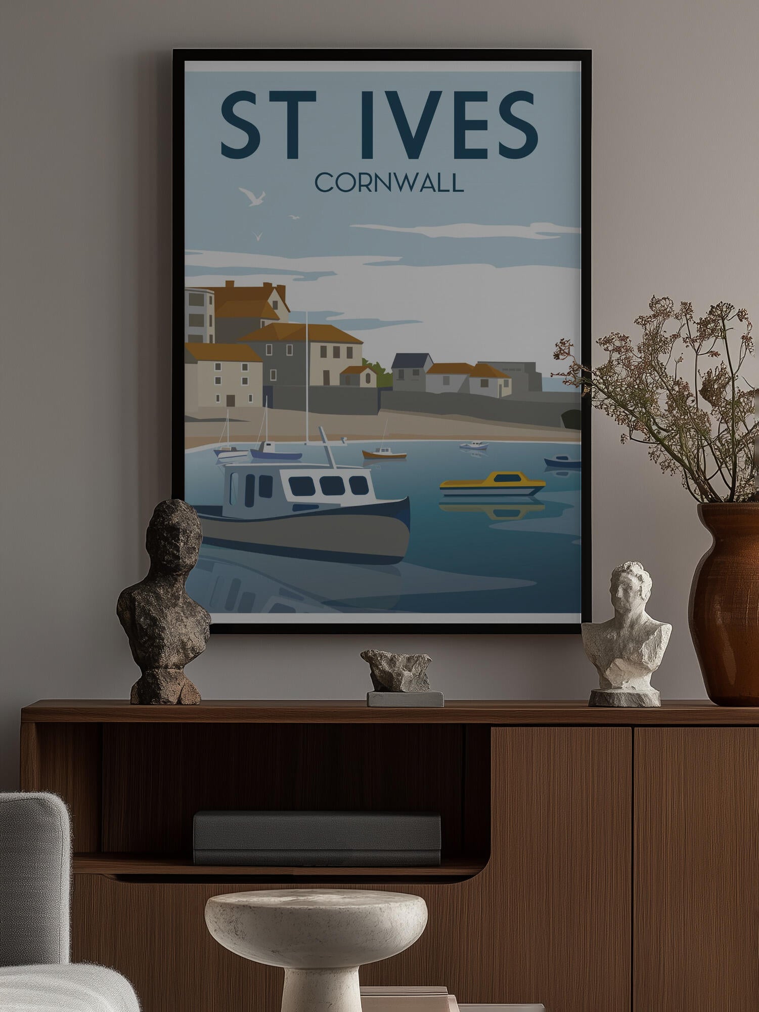St Ives Travel Print