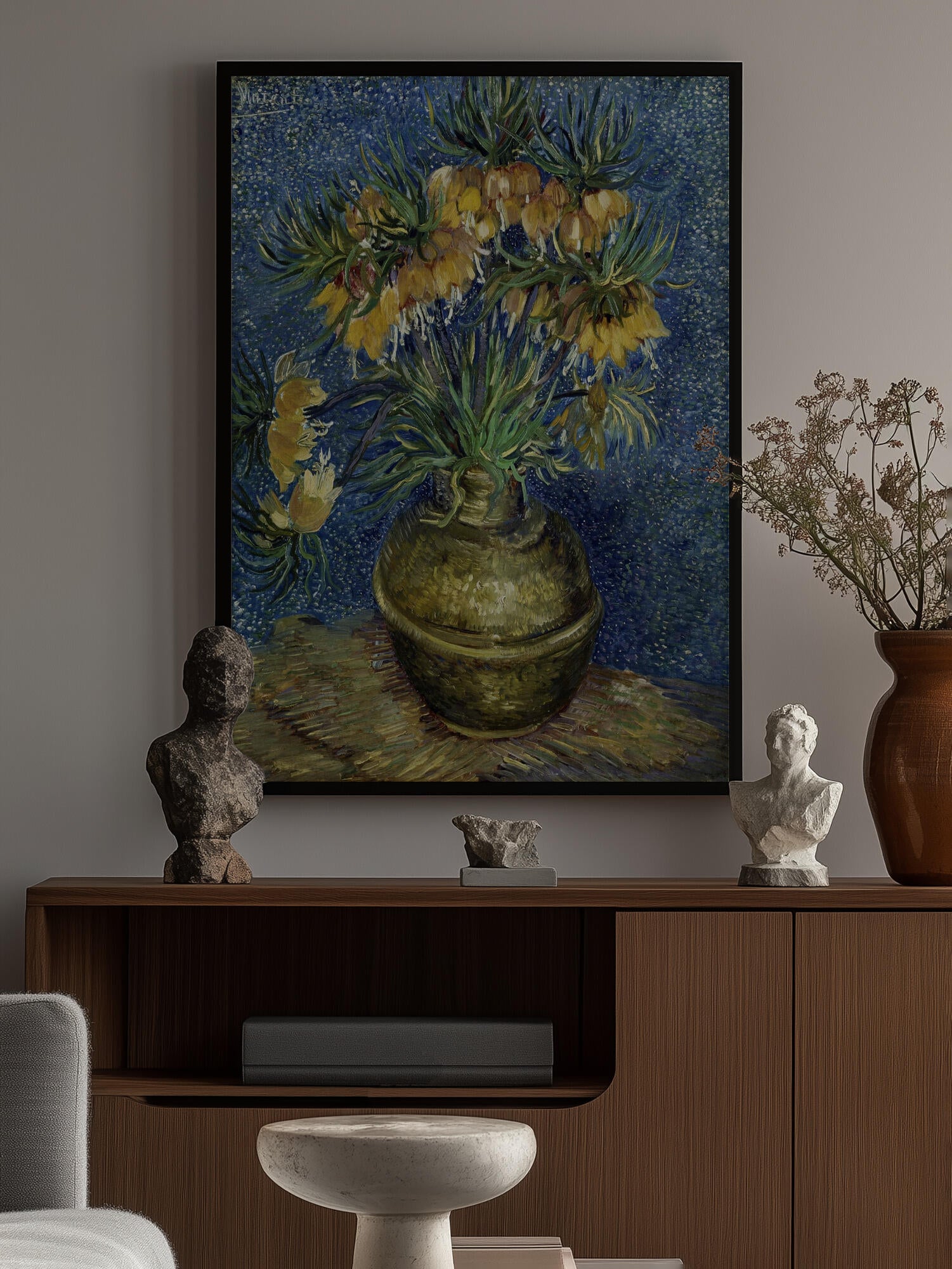 Vincent Van Gogh's Imperial Fritillaries In a Copper Vase (1887)