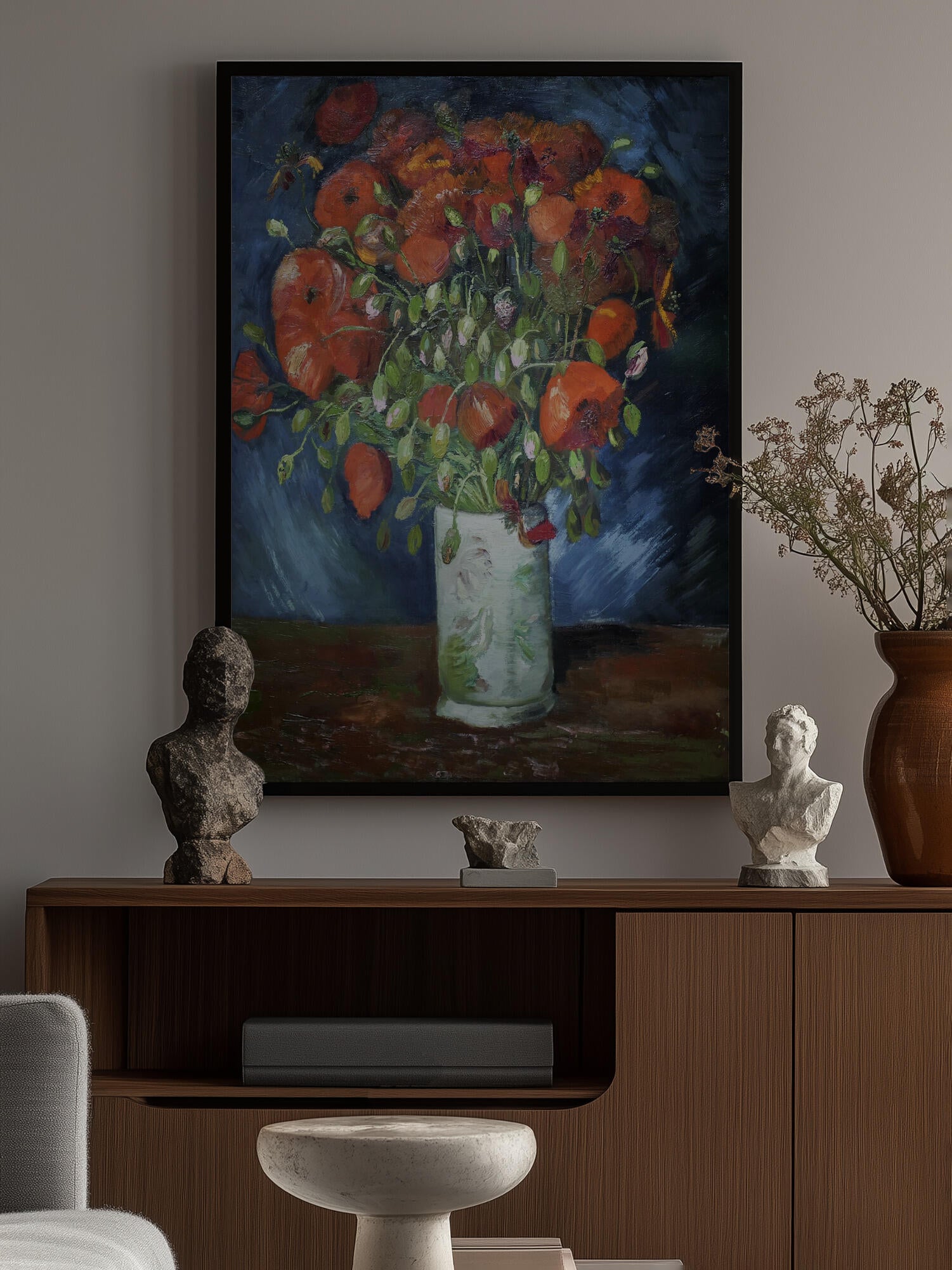Vincent Van Gogh's Vase With Poppies (1886)