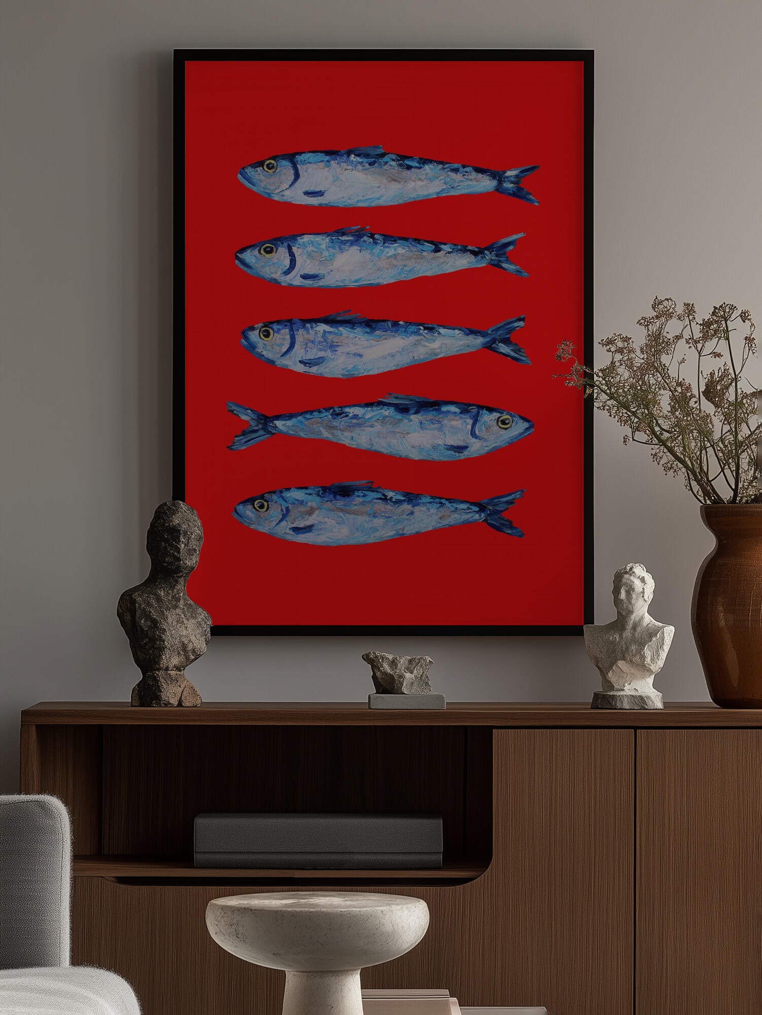 Sardines Berry Red