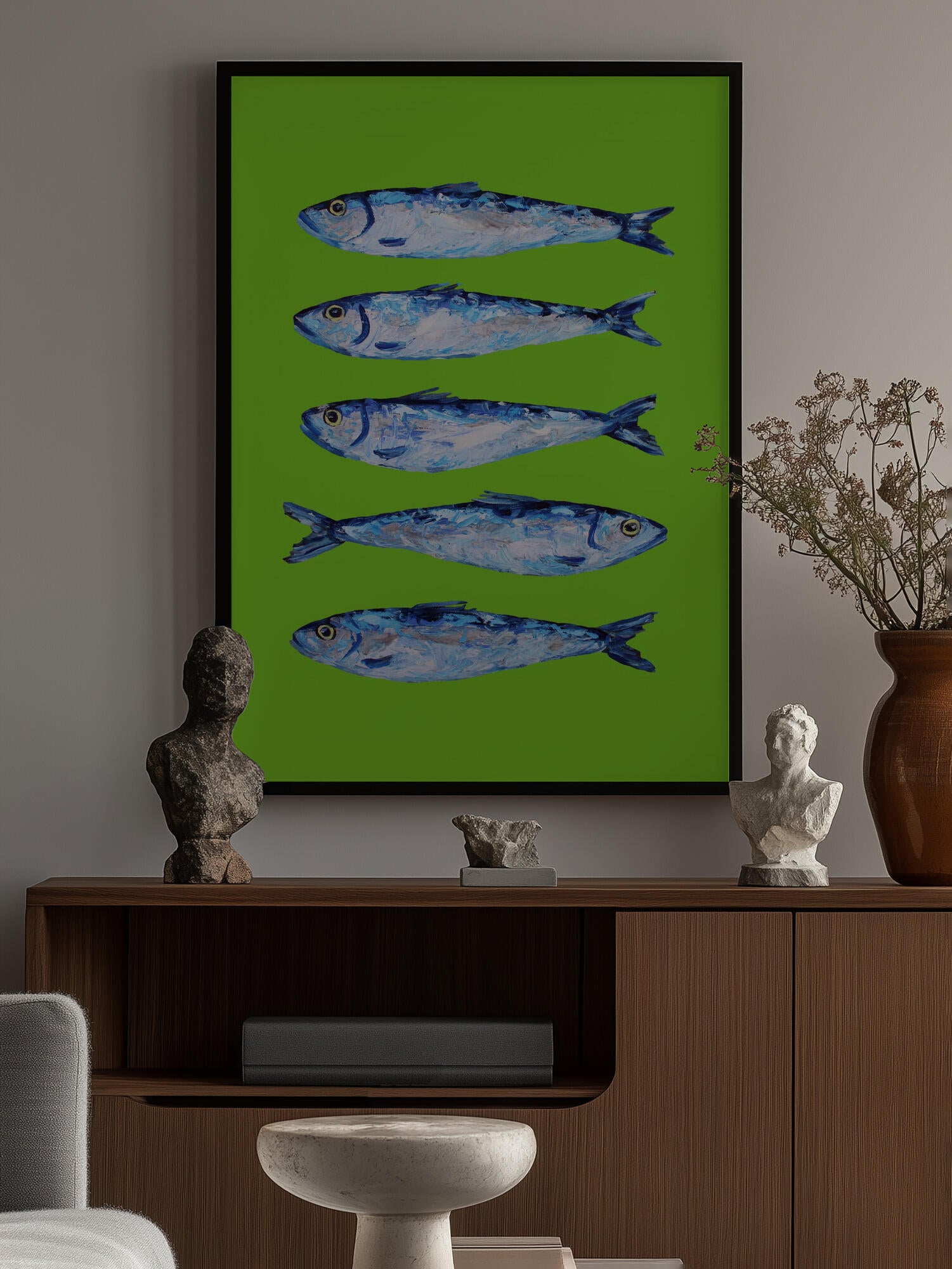 Sardines Lime Green