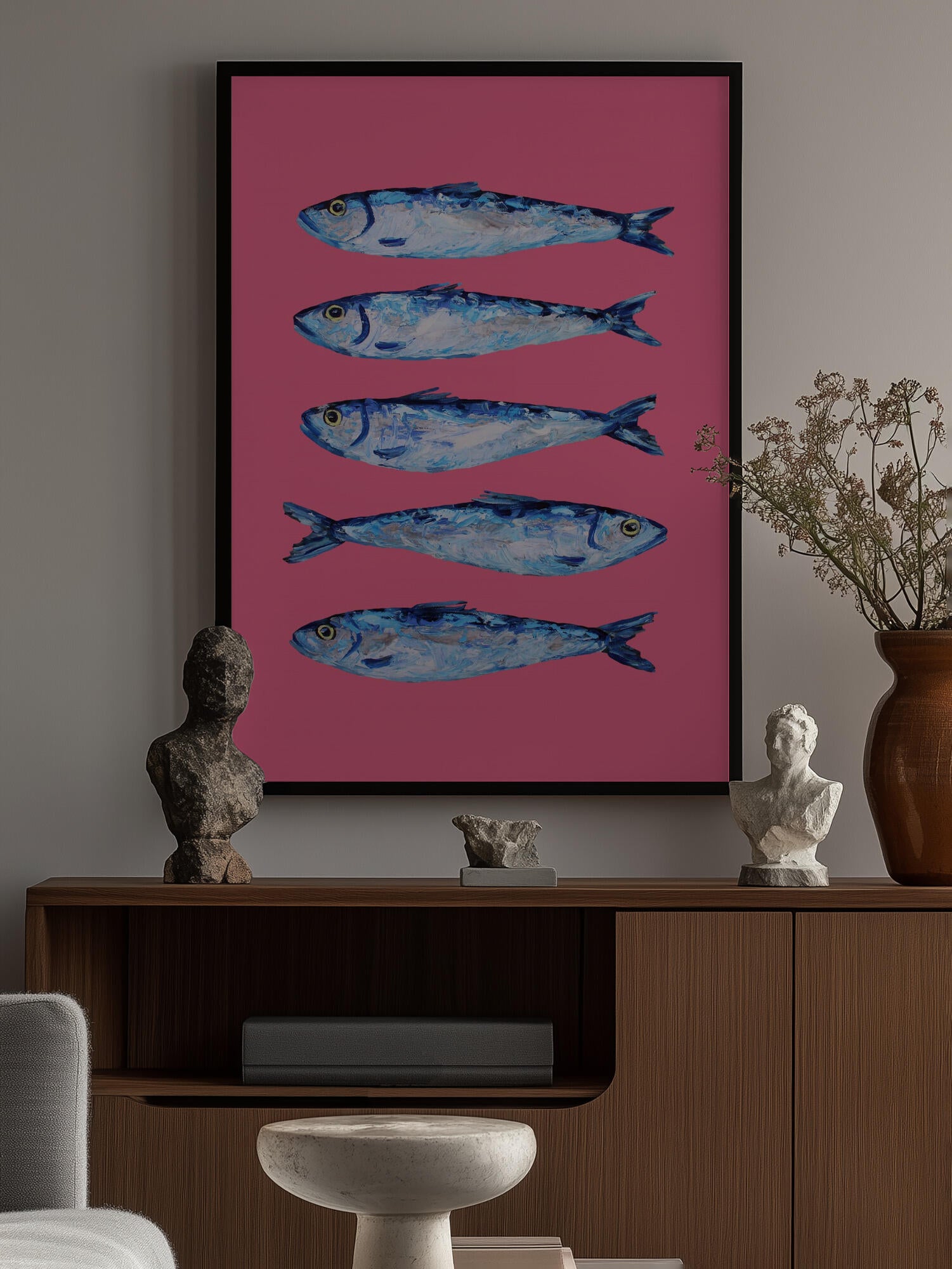Sardines on Pink