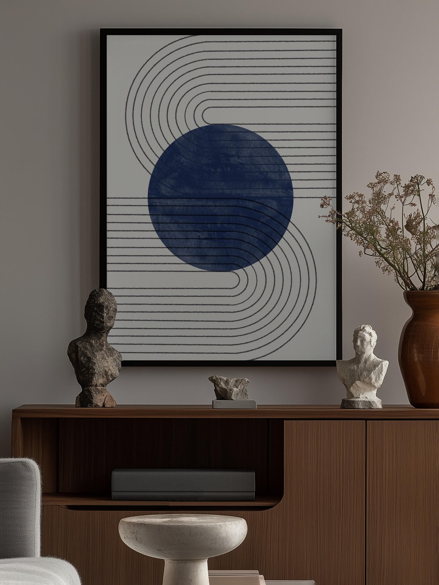 Blue Eclipse Lines