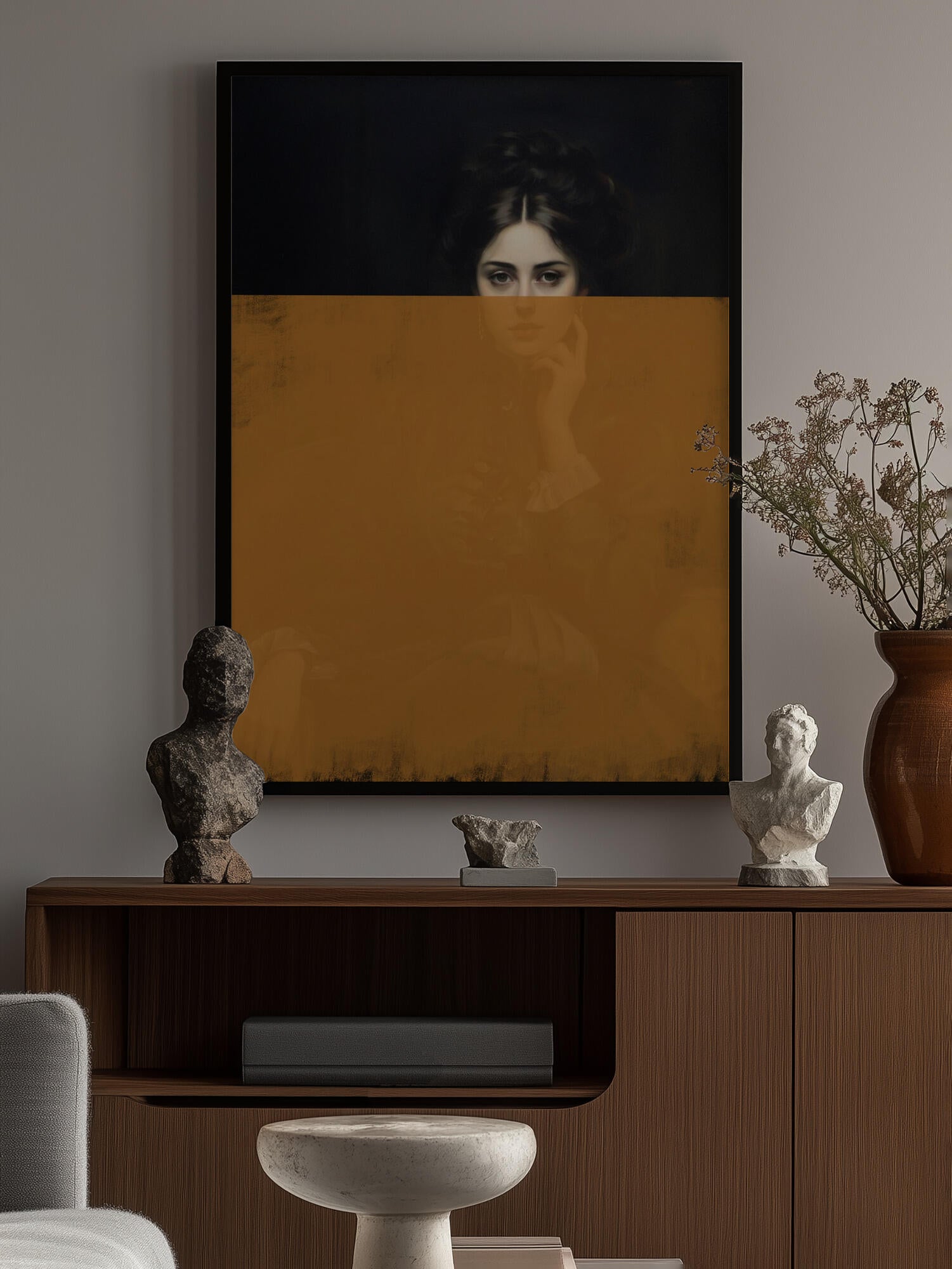 Altered Portrait of Woman