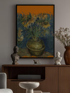 Collage Sunflowers and the splash Van Gogh