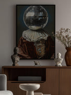 Antique Disco Ball, A Man with Disco head