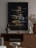 Glitched Leonardo da Vinci's Lady with an Ermine