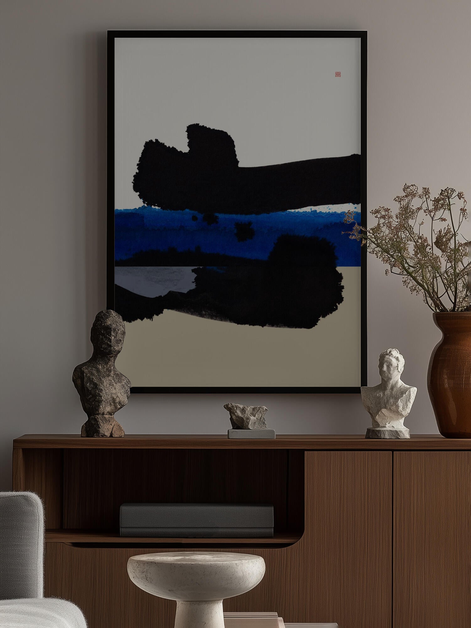 Abstract Blue Reflection