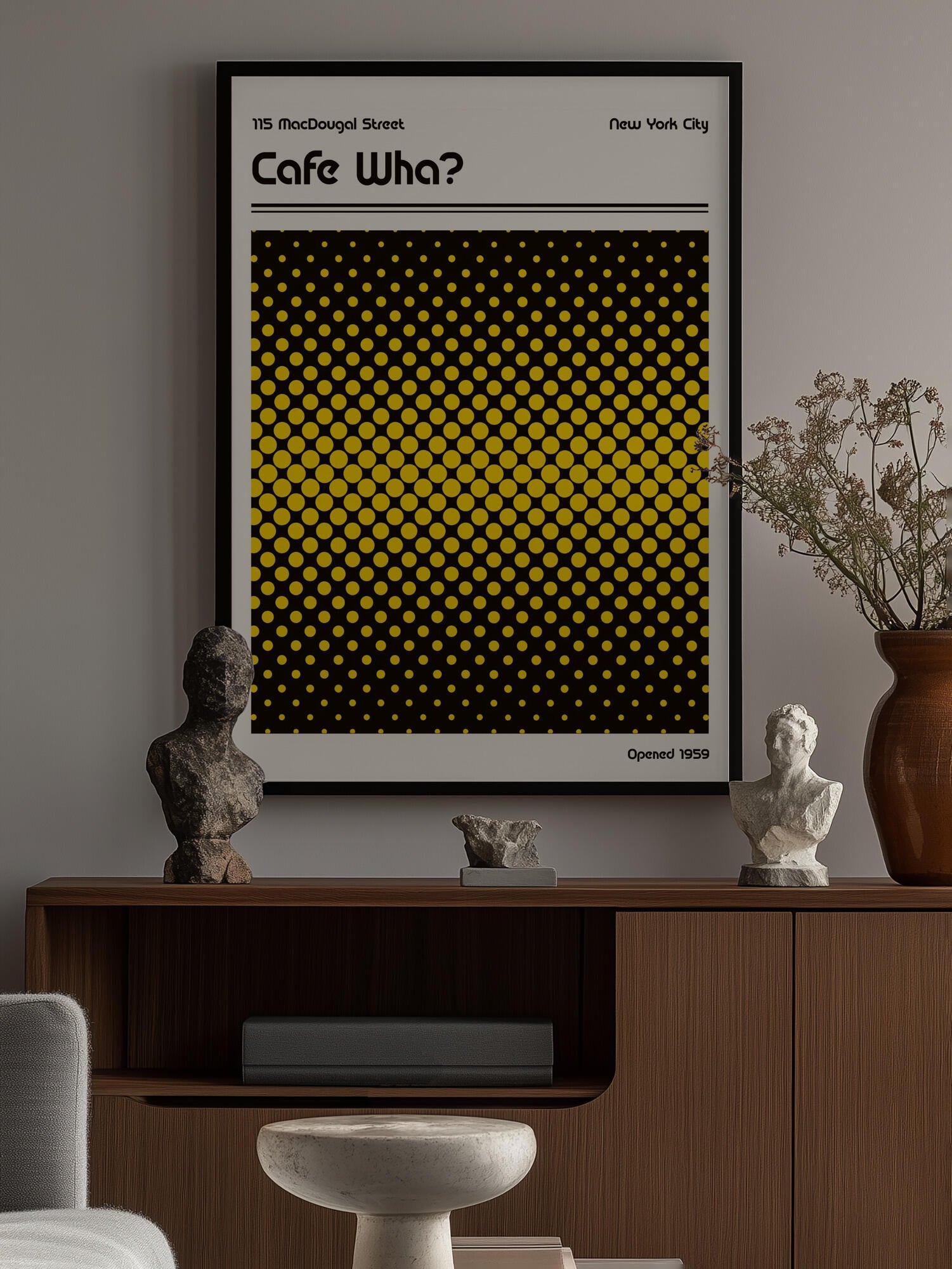 Cafe Wha Retro Poster
