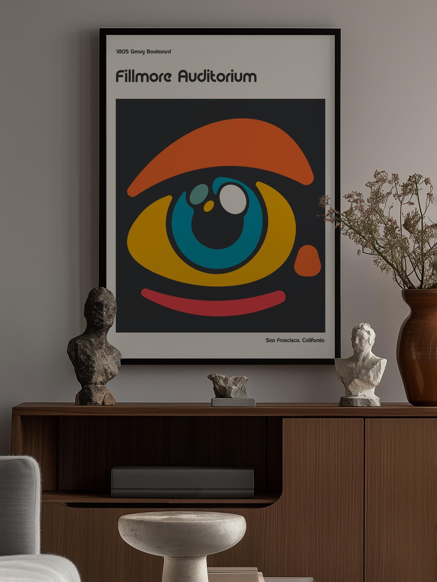 Fillmore Abstract Poster