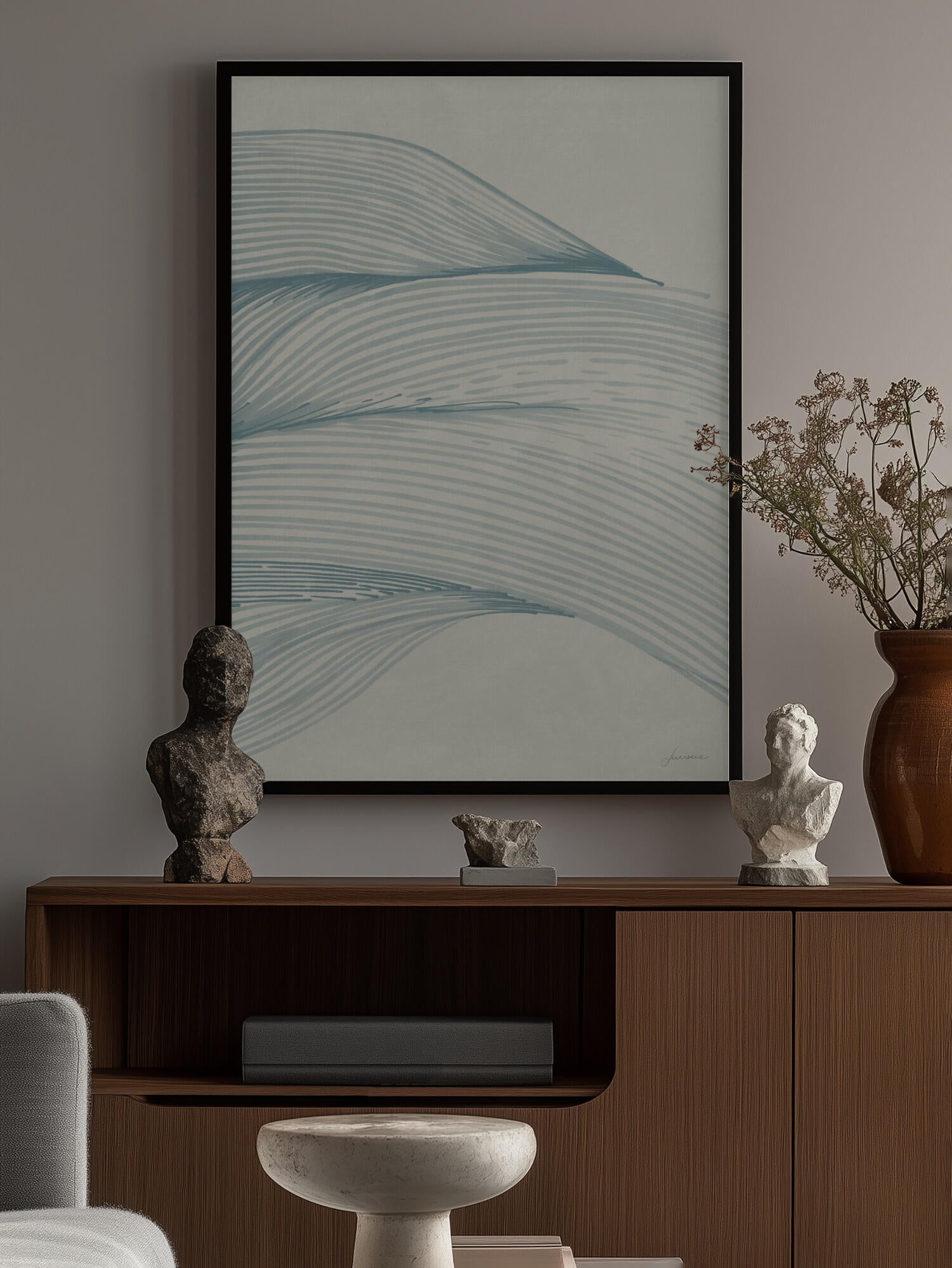 Ocean in lines 01