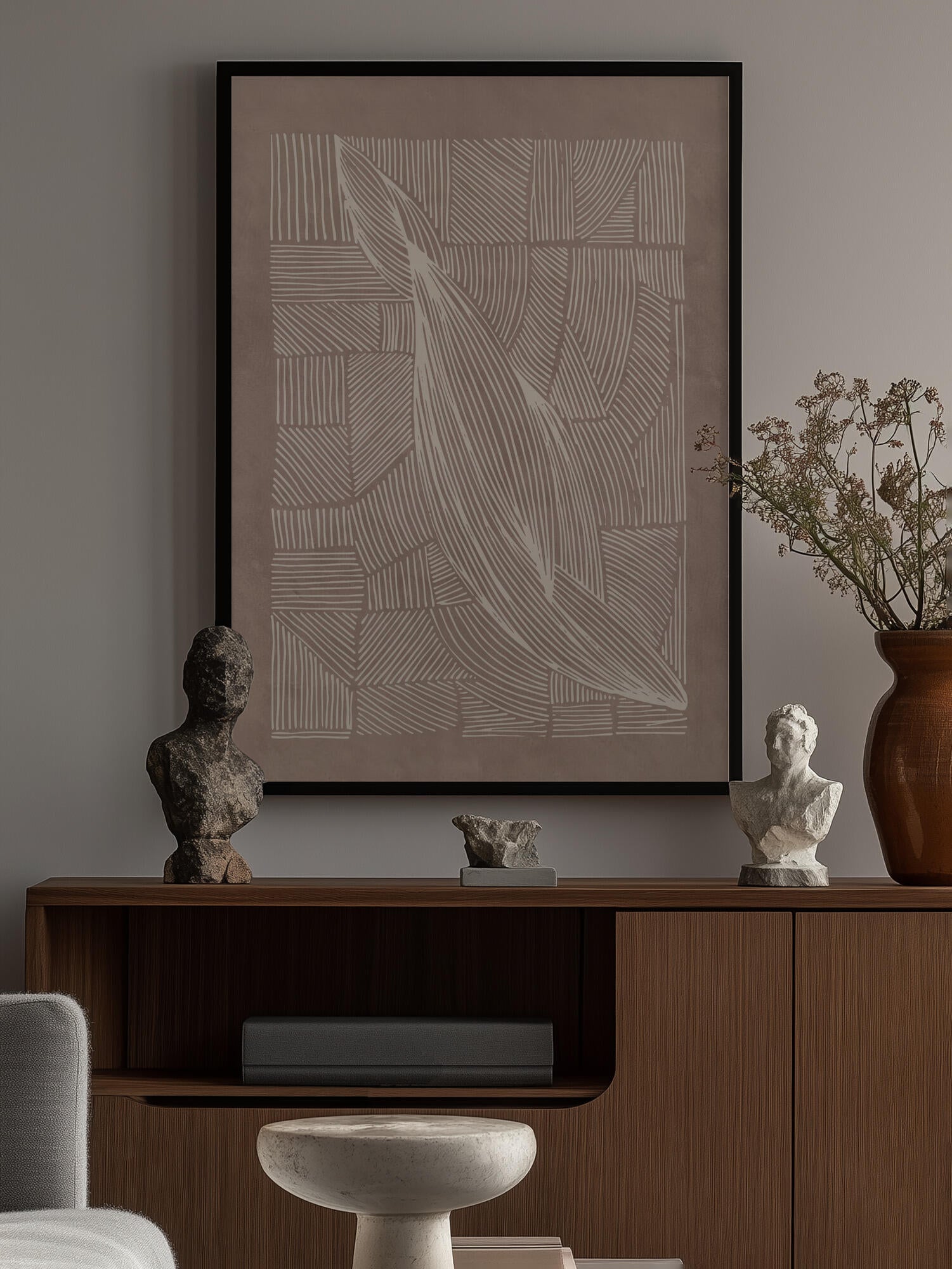 Abstract Irregular Lines