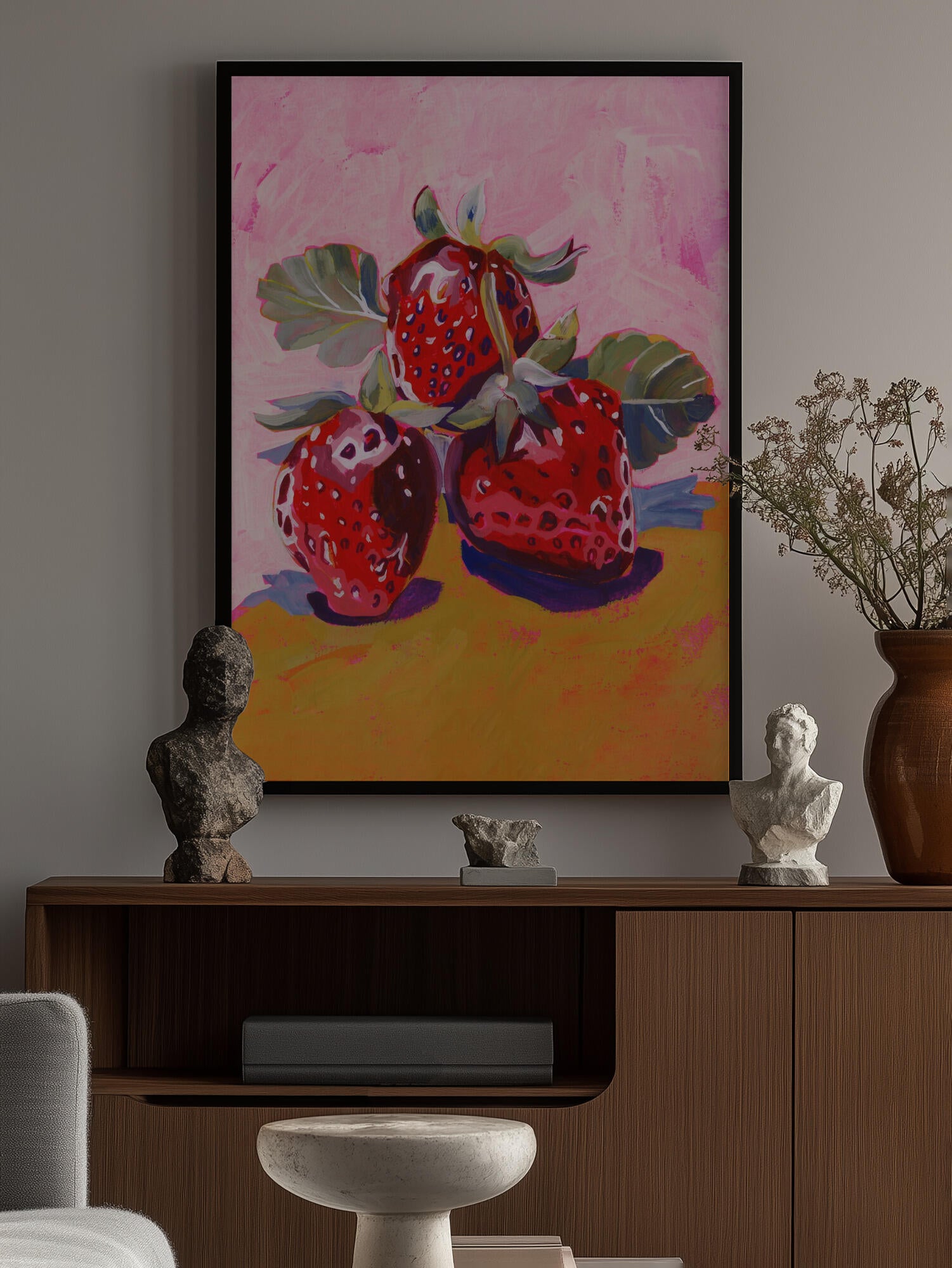 Fresh Paintainly Strawberries