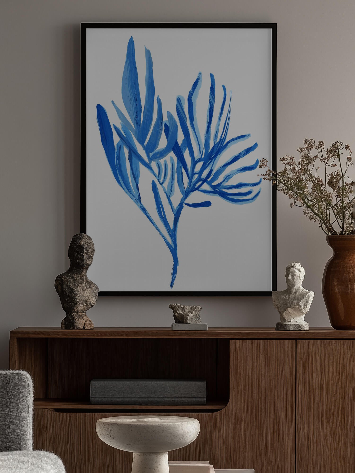 Blue Aquatice Plant Poster 5