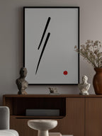 Black Line Red Dot