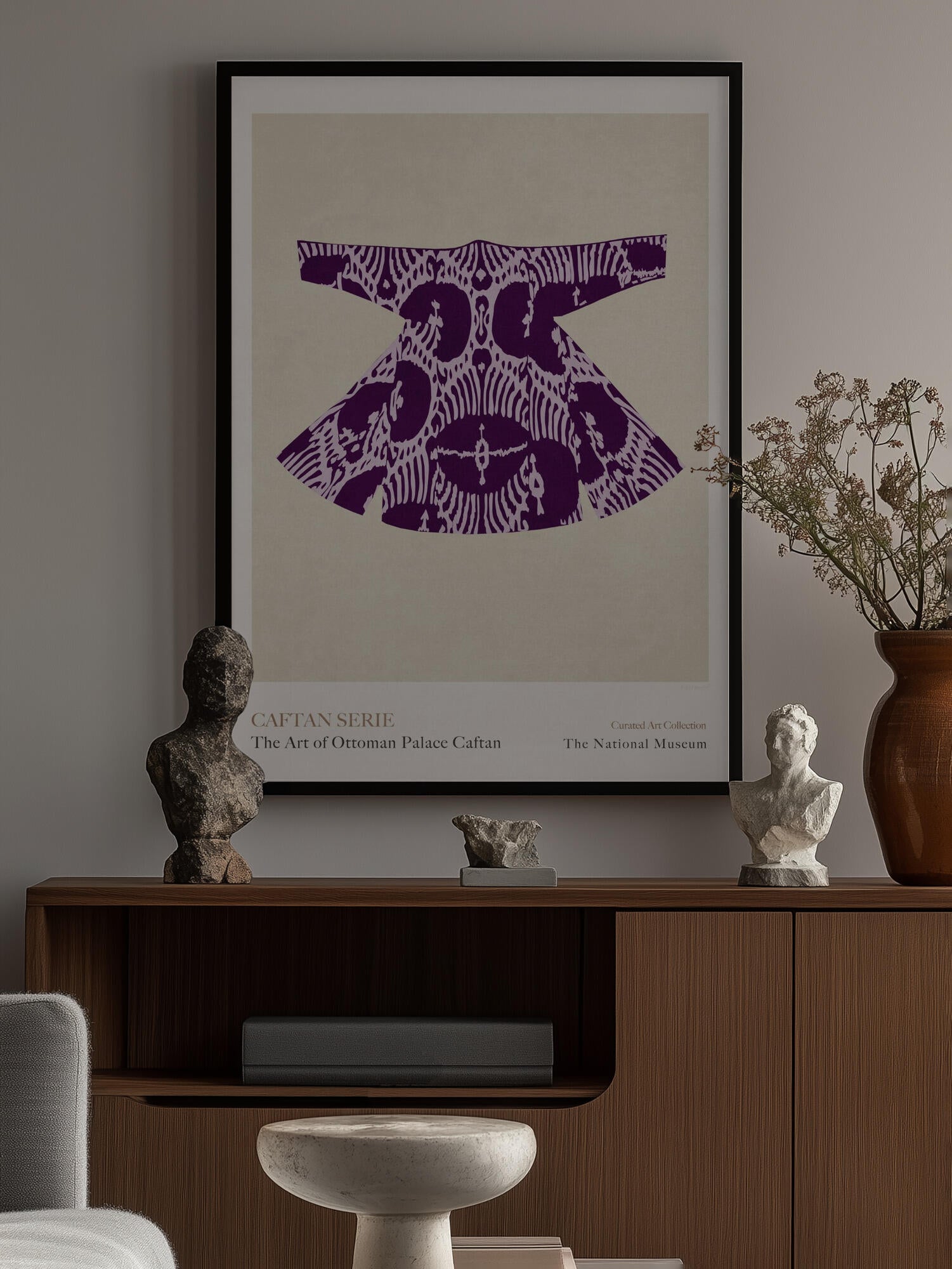 Purple Caftan Elegance