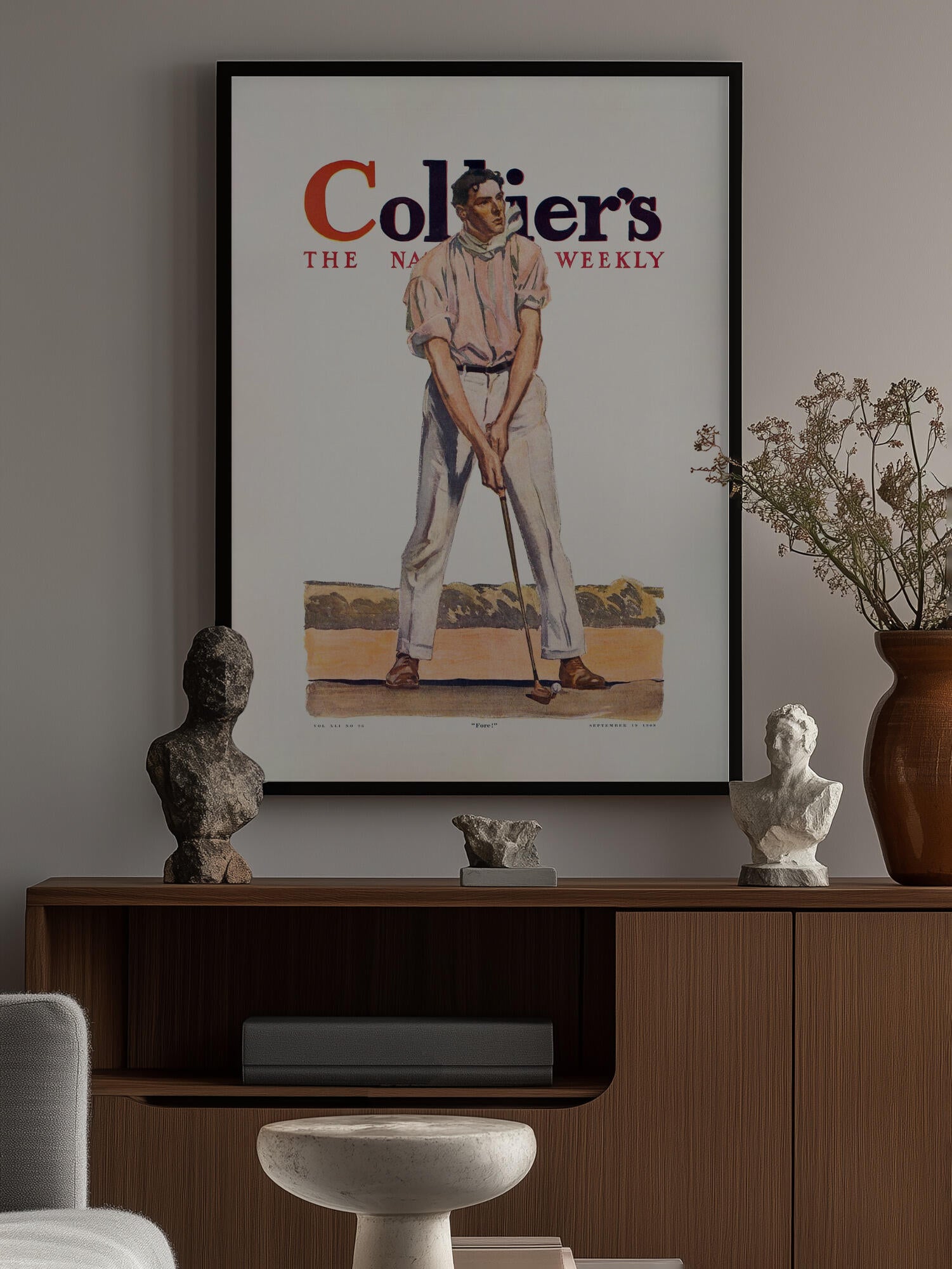 Collier's Golf (1908), Vintage Man