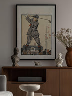 Man Swinging Golf Club (1915)